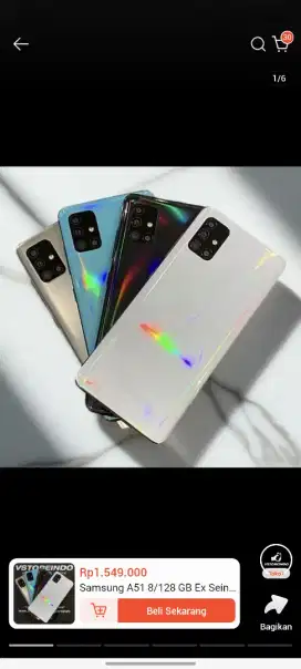 Dijual cepat samsung a51,lecet dikit pemakaian cewek jd aman