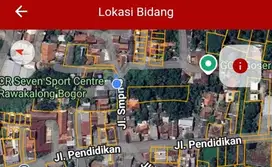 Dijual tanah kosong strategis pinggir jalan rawaklong