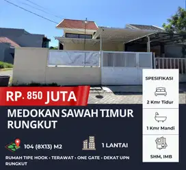 MEDOKAN SAWAH Tipe Hook‼️Rumah Siap Huni dekat UPN Rungkut