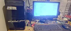 Sepaket PC Core i3, RAM 4GB, HDD 500GB, Monitor
