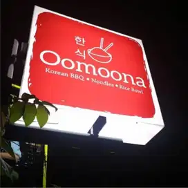 Neonbox Cafe Resto Bank BPR sign papan nama menu huruf timbul letter