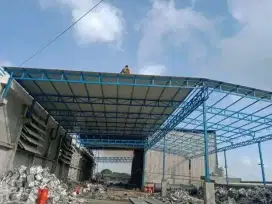 Tukang las wf habim bikin gudang/pabrik