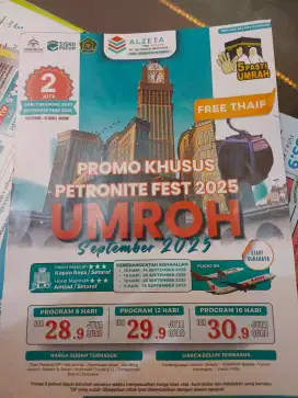 Umroh 20jutaan bisa diangsur