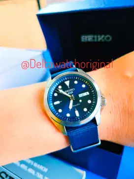Seiko 5 Sports SRPE63K1 Superman Blue Dial Nylon Strap All Original