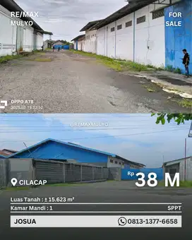 Dijual Gudang Industri Wilayah Cilacap