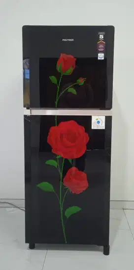 KULKAS 2 PINTU POLYTRON 210 LITER LENGKAP