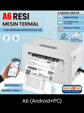 Printer Thermal Cetak Resi Olshop (pemakaian 2 bulan)