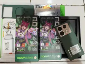 Infinix Note 40 Pro Plus 5G 12+12/256 Mulus Fullset