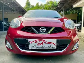 Nissan March 2013 XS 1.5 AT CBU merah KM low record Istimewa!