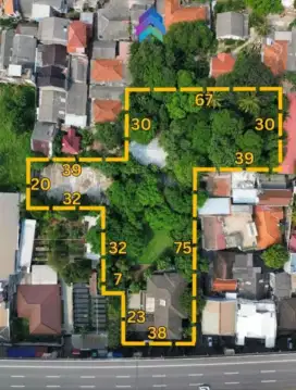 DIJUAL MURAH KAVLING KOMERSIAL STRATEGIS MARGASATWA DI CILANDAK