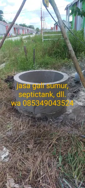 Jasa gali sumur, septictank, dll