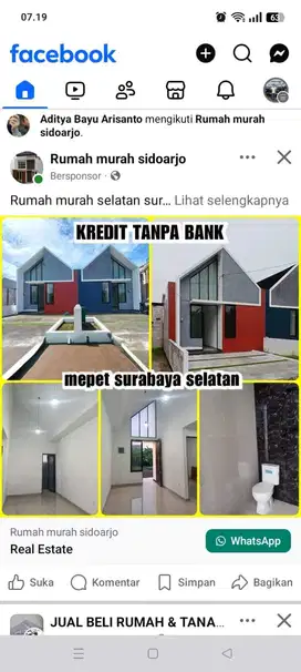 Rumah baru kualitas premium tanpa BI Checking