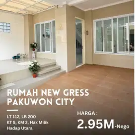 Dijual Rumah New Gress Pakuwon City