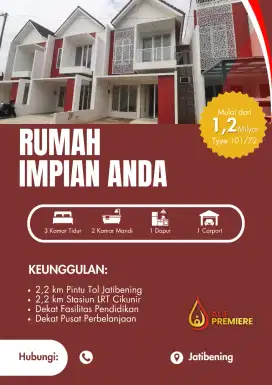 Rumah 2lantai siap huni, harga bisa nego, dekat SPBU dr Ratna bekasi