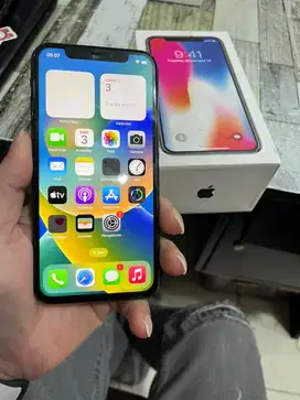 Iphone x 64gb fullset no charger aja minus face id harga net aja