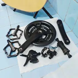 Crankset copotan Polygon Path 3 - Shimano Altus FD Shifter 48 36 26T