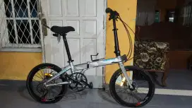 Jual Murah Sepeda lipat mirone pro 10 speed tiagra (20 inch) silver