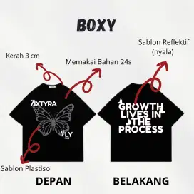 Jual Baju Boxy Brand lokal
