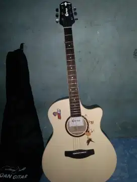 Gitar crafter kondisi baru pakai 1 Minggu kurang