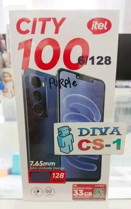 iTel City 100 Ram 6+6Gb Storage 128Gb Batere 5200mAH 18W Fast Charging
