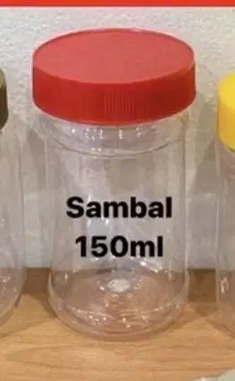 Botol sambal warna merah