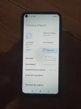 Dijual Redmi Note 9 second hand
