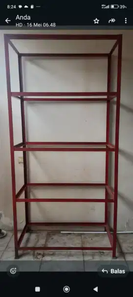DIJUAL rak besi