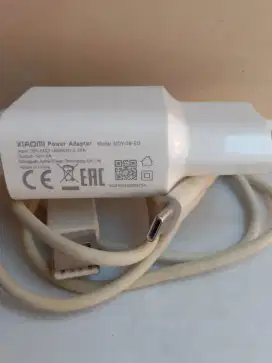 CHARGER ASLI ORI BAWAAN XIAOMI MI A1, MI A2, MI 8 LITE TIPE C