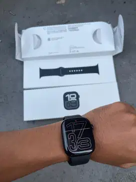 Apple Watch Series 10 46mm Jet Black Garansi panjang
