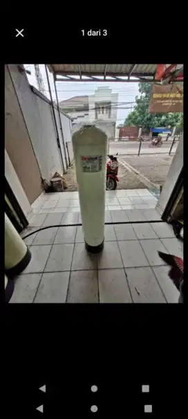 Tabung filter air dan kepala filter