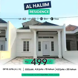 DP MURAH CLUSTER AL HALIM RESIDENCE DEKAT FLYOVER PASAR UNTUNG LAMPUNG