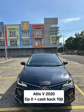 TOYOTA ALTIS V 2020 TDP 0 HITAM 2021 murah