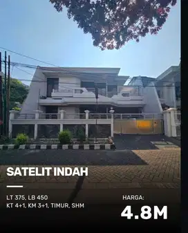 Dijual Rumah Satelit Indah Strategis