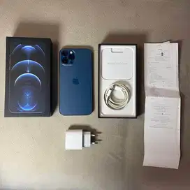 iPhone 12 Pro Max 256GB Pasific Blue ex Garansi Resmi iBox