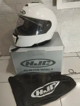 Helm hjc i90 lengkap mulus