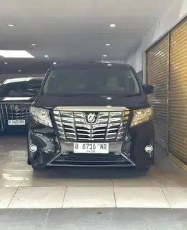 Toyota Alphard 2.5 G ATPM 2016 Automatic Hitam Metalik