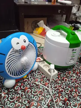 Kipas angin dan Rice cooker