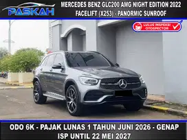 Odo=6k PAJAK=JUNI-2026 Bunga=4.5% Mercy GLC200 AMG Night Edition 2022