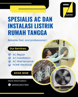 Spesialis AC dan instalasi kelistrikan rumah tangga