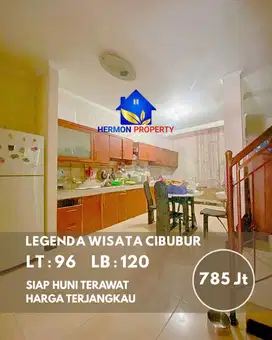 DIJUAL CEPAT RUMAH LEGENDA WISATA DI CLIUSTER FAVORIT , Bisa KPR
