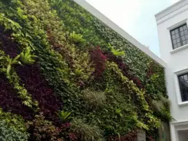 Vertical minimalis tanaman hidup