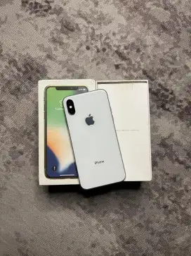 iPhone X 64GB Warna Silver All op