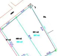 Dijual Tanah di Pinggir Jalan Raya, 531m