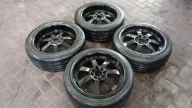 Velg Ban 90% R17 Avanza Xenia Livina Evalia Kijang Panther Confero