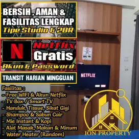 FREE AKUN NETFLIX STUDIO PERJAM SEWA APARTEMEN GREEN PRAMUKA SQUARE