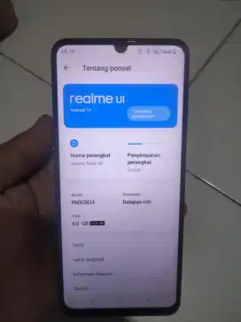 Di jual BU cepat hp realme note 50, ram 4/64, lokasi jakpus
