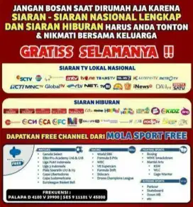 DISTRIBUTOR PARABOLA MINI TANPA BERLANGGANAN KOTA KENDARI