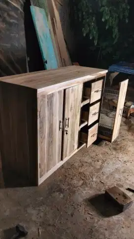 Meja dapur jati panjang 2m