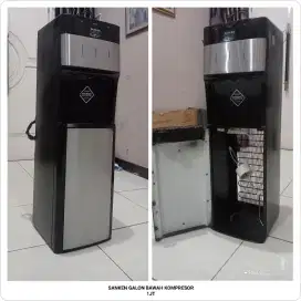 Dispenser galon bawah kompresor 3 fungsi panas dingin dan biasa
