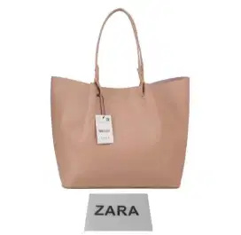 Zara Tote Bag sale tas bahu Zara cantik bagus new muat laptop